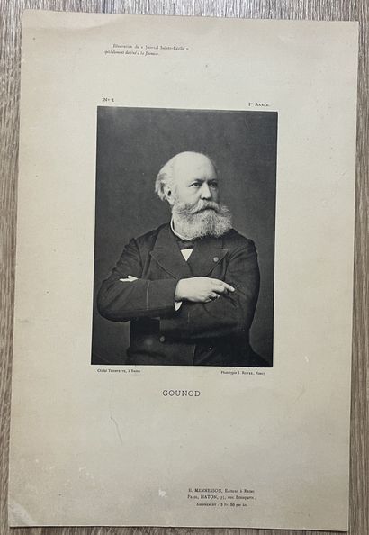 GOUNOD (Charles) (1818-1893) — DELABORDE...