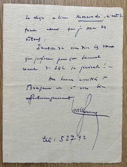 GANNE (Louis) (1862-1923), compositeur et...