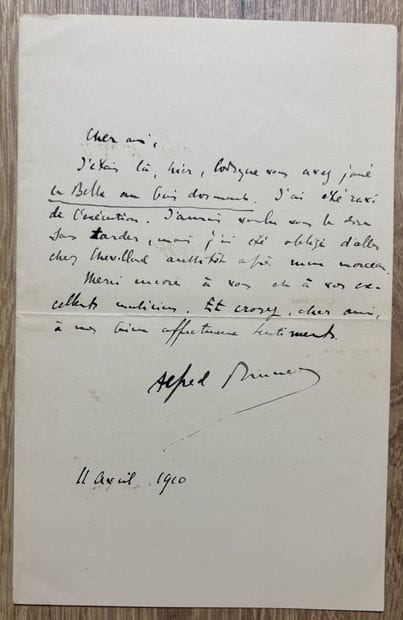 BRUNEAU (Alfred) (1857-1934). Compositeur...