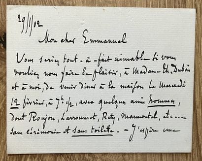 DUBOIS (Théodore) (1837-1924), compositeur,...