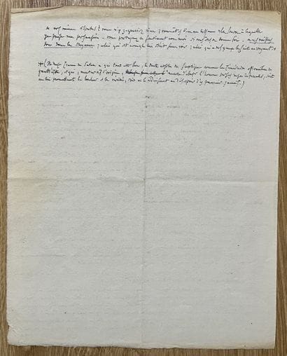 GOUNOD (Charles) — Manuscrit sur la tour...