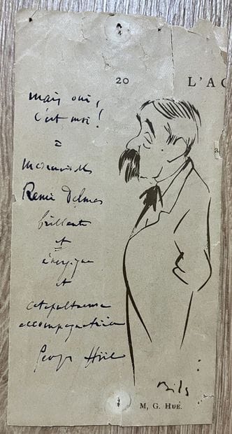 HÜE (Georges) (1858-1948). Compositeur français....