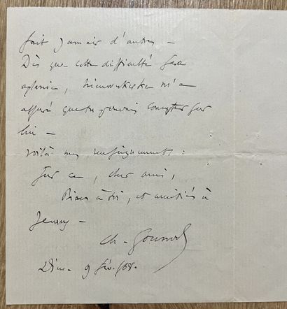 GOUNOD (Charles) (1818-1893). Compositeur...
