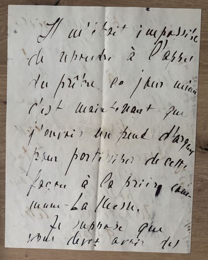 LANSKOY (Alex). Épouse du peintre d'origine...