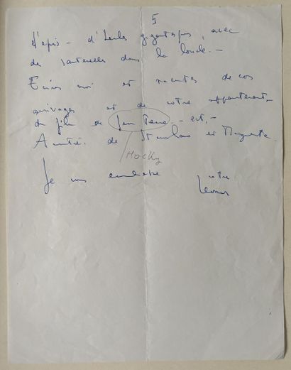 FINI (Leonor, dite Léonor) (1908-1996).

Artiste...