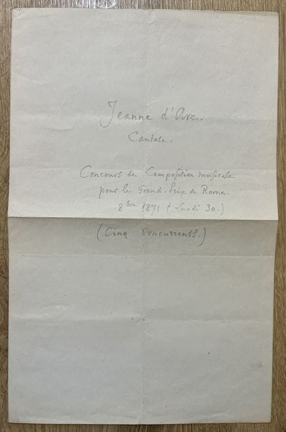 GOUNOD (Charles). Paris, 1818-1893. Compositeur...