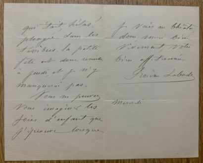 LABORDE (Rosine) (1824-1907). Cantatrice...