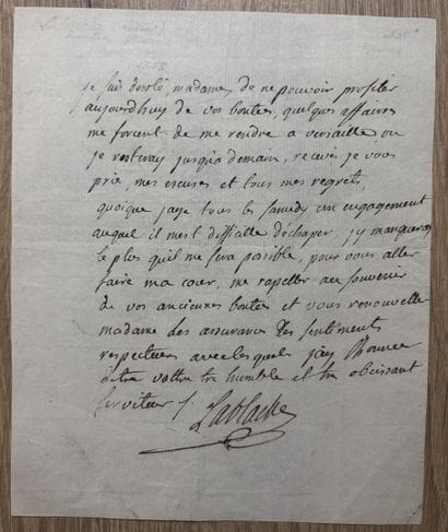 LABLACHE (Luigi) (1794-1858). Célèbre chanteur...