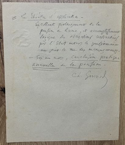 GOUNOD (Charles) (1818-1893). Compositeur...