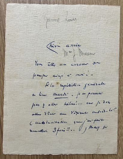 GANNE (Louis) (1862-1923), compositeur et...