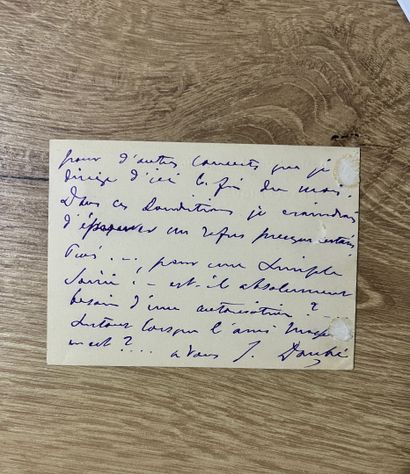 DANBÉ (Jules) (1840-1905)
Violoniste, chef...