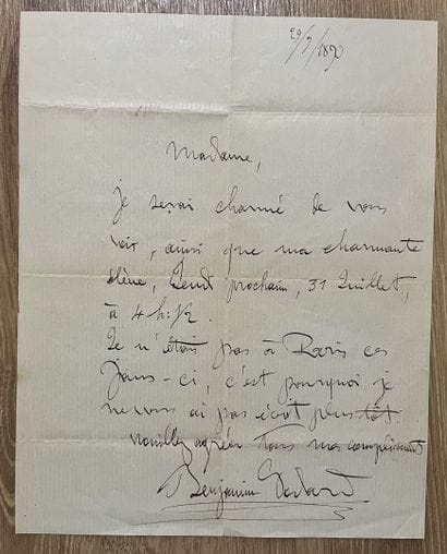 GODARD (Benjamin) (1849-1895), compositeur...
