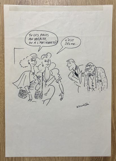 WOLINSKI (Georges) — « Au mérite ou à l'ancienneté...