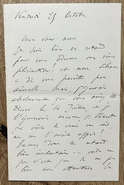 HÜE (Georges) (1858-1948). Compositeur français....