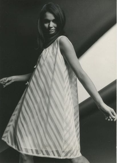 Fashion 
A-line dress, 1967
Vintage silver...