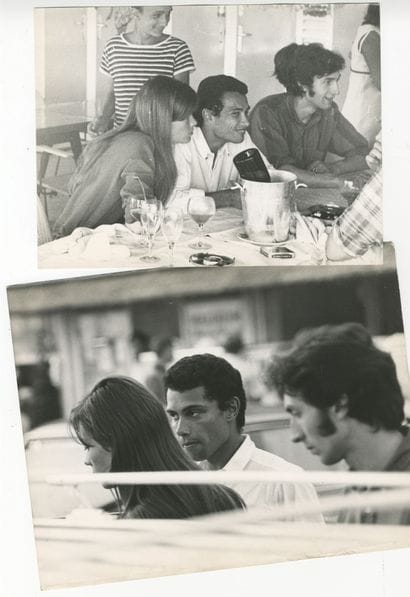 Françoise Hardy & Jean-Marie Perrier
at a...