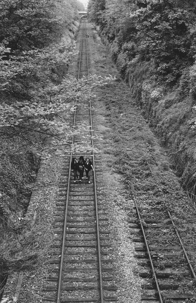 Edouard BOUBAT (1923-1999) 
Sur les rails,...