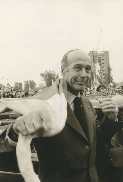 Alain NOGUES (1937-1973) 
Valéry Giscard...