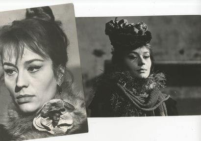 Annie Girardot 
Wearing late 19th-century...