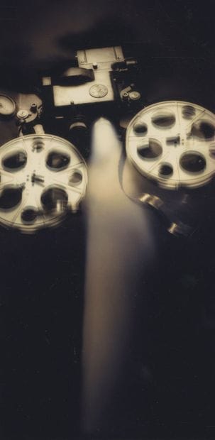 David de JONG 
Bobines et projecteur, cinéma,...