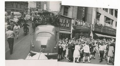 Le Général de Gaulle en visite à Chicago
L'accueil...