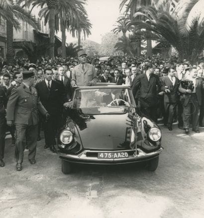 Charles de Gaulle 
Le Général de Gaulle à...