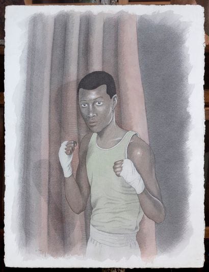Pierre LE TAN (1950-2019)

The boxer

Ink...