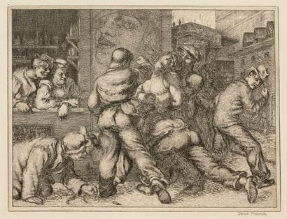 Jared FRENCH (1905-1988)

Street fight 1935

Engraving...