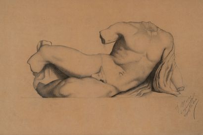 J. MOIRE (XIXe)


Statue


Fusain sur papier...