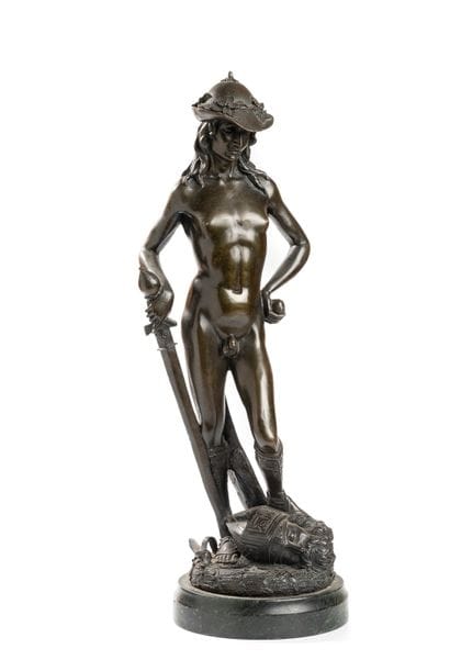 After DONATELLO (1386-1466)



David defeating...