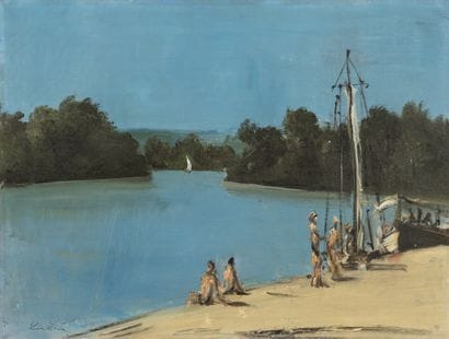 Léon ZACK (1892-1980)
Edge of the Marne
Oil...