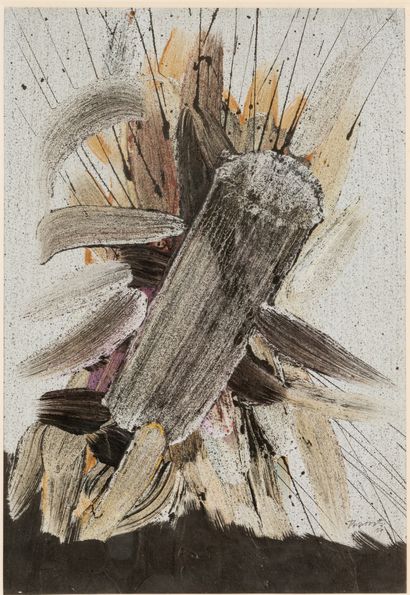 20th century school 
Abstraction
Mixed media...