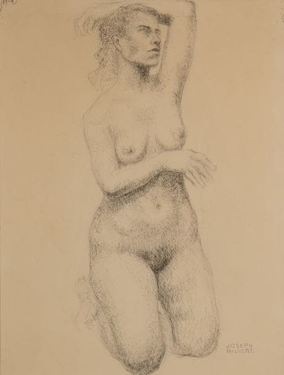 Joseph RIVIERE (1912-1961)
Laura, 1952
Ink...