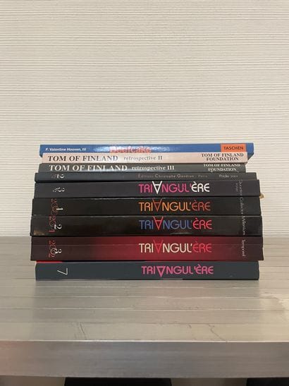 Male nude
Lot of 9 books including: 
Editions...