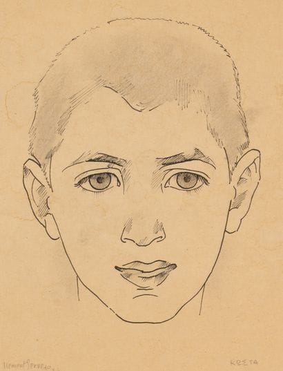 Clément SERVEAU (1886-1972)
Costa, 1934
Graphite...