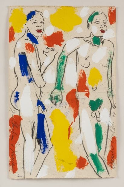 Luciano CASTELLI (1951-) Christian + Xavier,...