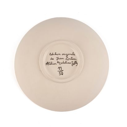 Jean COCTEAU (1889-1963)
Nérée, 1962
Plat...