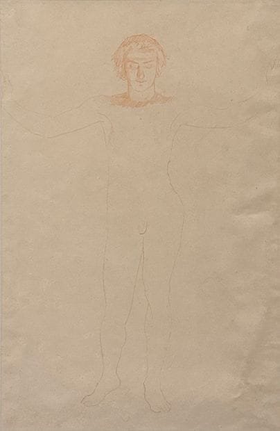 Jean-Léon GEROME (1824-1904)
Etude d'homme
Sanguine...