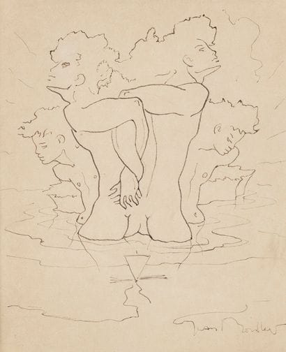 Jean BOULLET (1921-1970)
Mythologie
Encre...