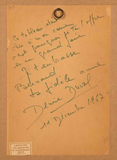 Jean COCTEAU (1889-1963) Tête de chevalier,...