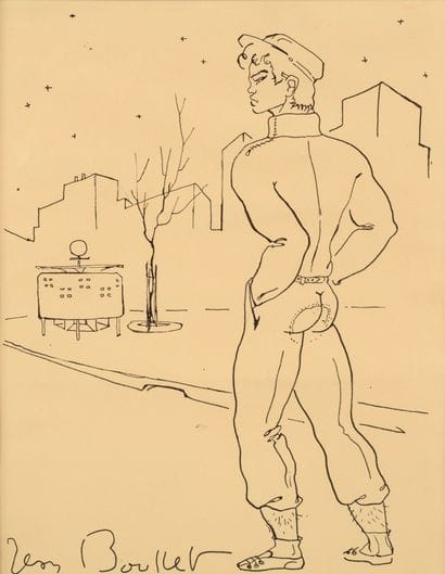 Jean BOULLET (1921-1970)
La Vespasienne
Encre...