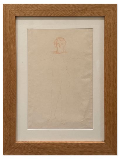 Jean-Léon GEROME (1824-1904)
Etude d'homme
Sanguine...