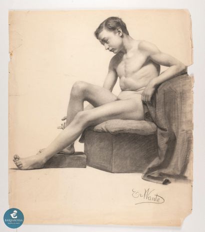 Ernest WANTE (1872-1960)
Académie de garçon...