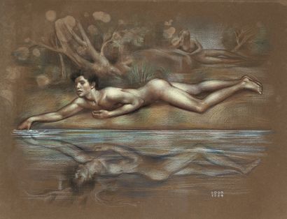Gaston GOOR (1902-1977)
Narcisse, 1954
Pastel...