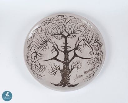 Jean MARAIS (1913-1998)
Plat à décor émaillé...