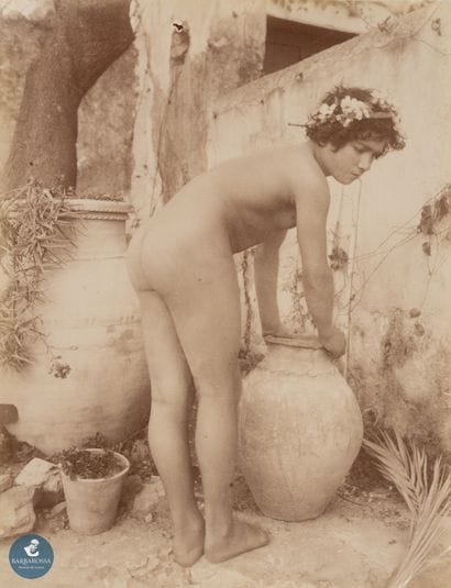 Wilhelm Von GLOEDEN (1856-1931)	
Garçon devant...