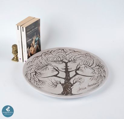Jean MARAIS (1913-1998)
Plat à décor émaillé...