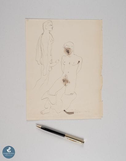Christian BERARD (1902-1949)
Nus masculins
Encre...