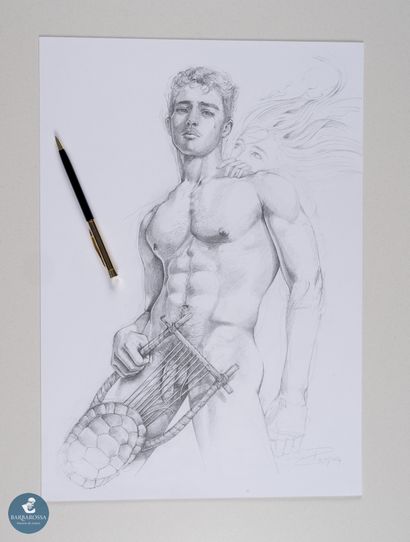 Piros COLTMAN (1986)
Orphée
Graphite sur...
