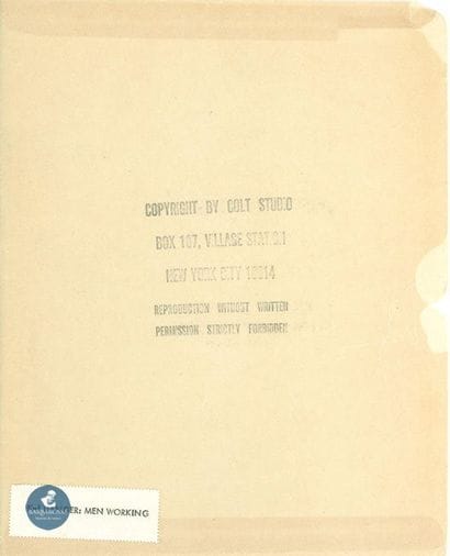 Jim FRENCH pour COLT studio (1932-2017)
Danger...
